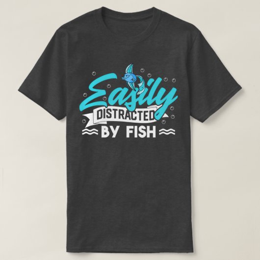 Aquascaping Fisch Keeper Aquarium Fisch Aquarist A T-Shirt (Design vorne)