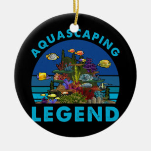 Aquascaping-Legende Aquarium-Design für Aquaristen Keramik Ornament