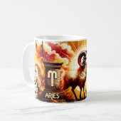 Aquatercolor Aries Kaffeetasse (Vorderseite Links)