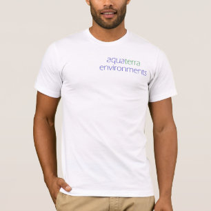AquaTerra Umwelt-Personal-Shirt-Marineentwurf T-Shirt