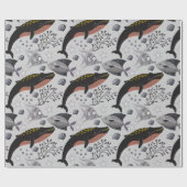 Aquatic animals pattern | ocean underwater life 22 geschenkpapier (Flach)