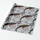 Aquatic animals pattern | ocean underwater life 22 geschenkpapier (Ungerollt)