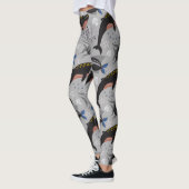 Aquatic animals pattern | ocean underwater life 23 leggings (Links)