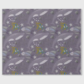 Aquatic animals pattern | ocean underwater life 24 geschenkpapier (Flach)