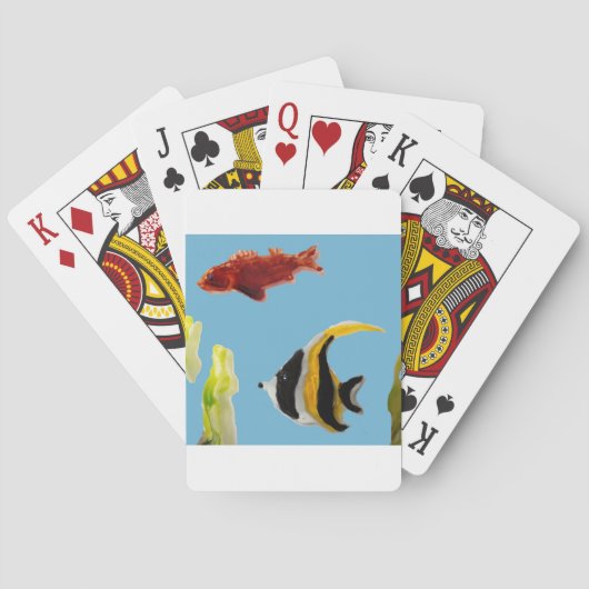 Aquatic Art Angel Fisch Spielkarten (Rückseite)