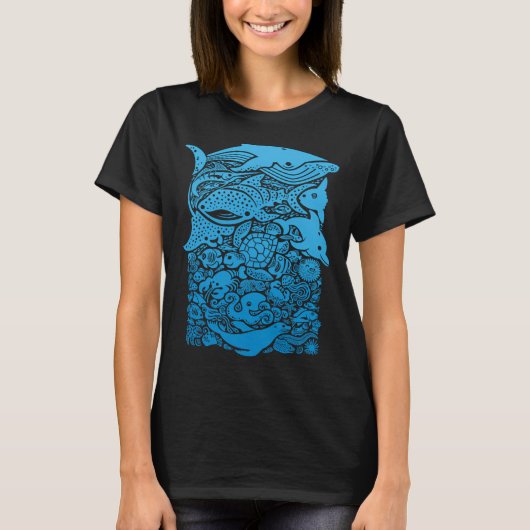 Aquatic Blues 2 T-Shirt (Vorderseite)