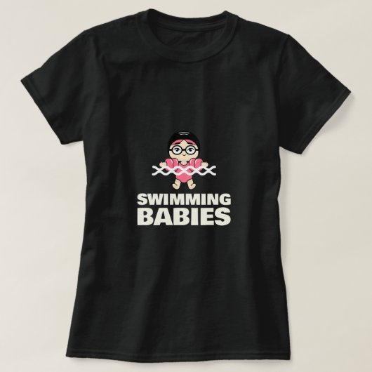 Aquatic Center Swimming Lesson Infant Swimming T-Shirt (Design vorne)