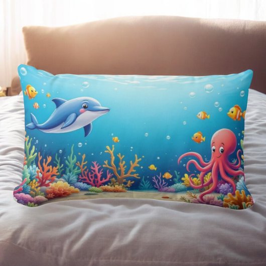 Aquatic Companions Pillow Lendenkissen