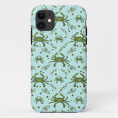 Aquatic Crabs Pattern Case-Mate iPhone Hülle (Rückseite)