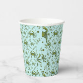 Aquatic Crabs Pattern Pappbecher (Rechts)