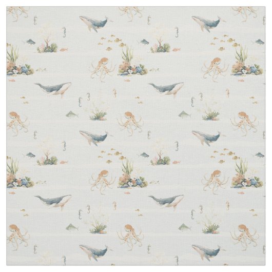 Aquatic deep sea creature marine life stoff (Muster)