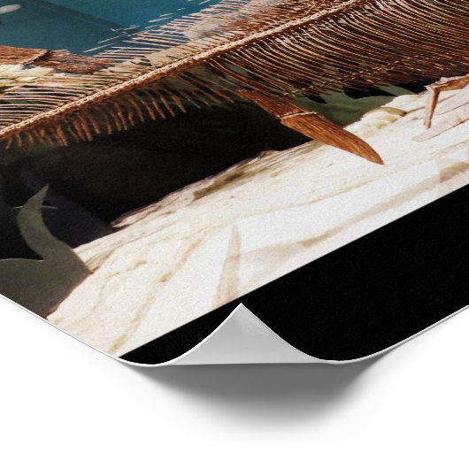 Aquatic Dino Poster (Ecke)