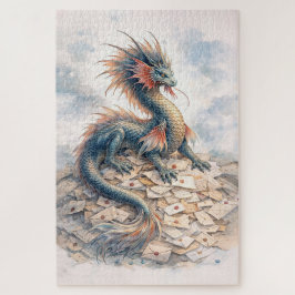Aquatic-Drachen-Buchstaben Puzzle