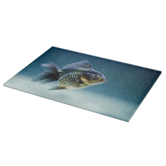 Aquatic Fish Carassius Schneidebrett (Ecke)