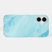 Aquatic Flow - Rippling Water Art Phone Case iPhone 16 Hülle (Rückseite (Horizontal))