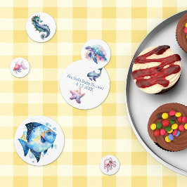 Aquatic Friends Baby Dusche Konfetti