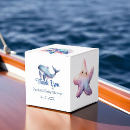 Aquatic Friends Babydusche Vielen Dank Geschenkschachtel