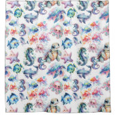 Aquatic Friends Duschvorhang (Vorderseite)