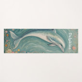 Aquatic Grace: Der Dolphin-Tanz Yogamatte (Vorderseite (Horizontal))
