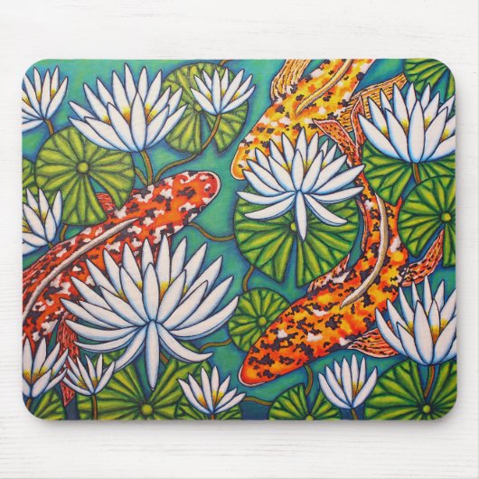 Aquatic Jewels Mousepad von Lisa Lorenz (Vorne)