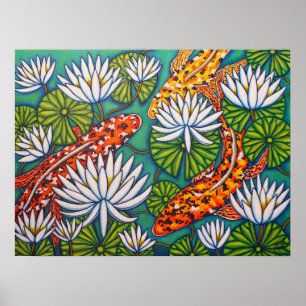 Aquatic Jewels Poster Print von Lisa Lorenz