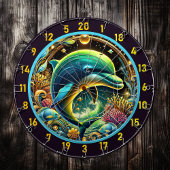 Aquatic Joy Dolphin Dartboard Set Dartscheibe