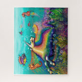 Aquatic Rainbow Unicorn Puzzle (Vertikal)
