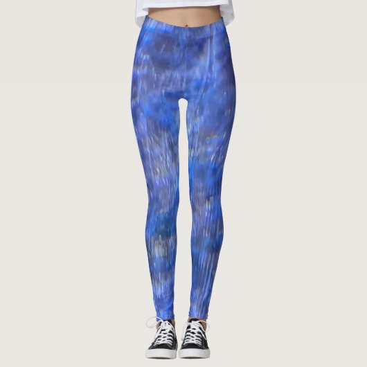 Aquatic Rock Pattern Leggings (Vorderseite)