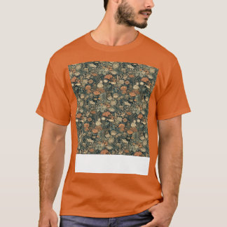 Aquatic Seamless Pattern Unterwasser-Meeresleben T-Shirt