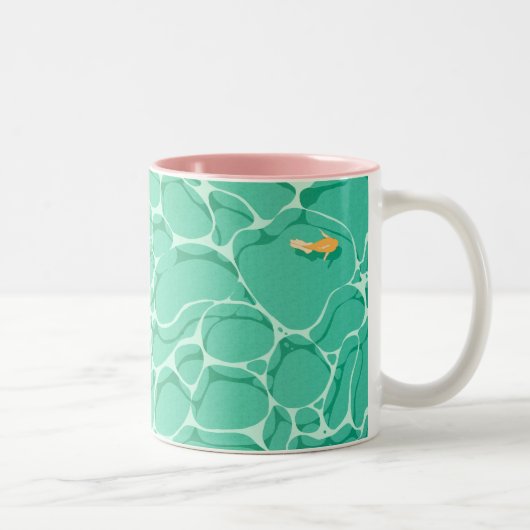 Aquatic Serenity Mug Zweifarbige Tasse (Rechts)