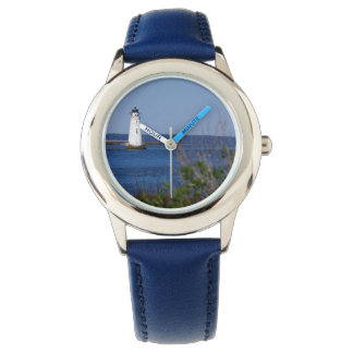 Aquatic Theme Watch - Leuchtturm mit Blue Band Armbanduhr