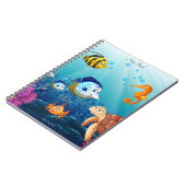 Aquatic-Themed-Notebook Notizblock (Linke Seite)