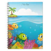 Aquatic-Themed-Notebook Notizblock (Vorderseite)