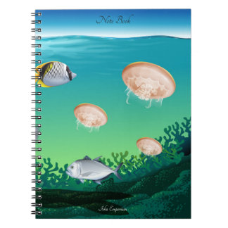 Aquatic-Themed-Notebook Notizblock