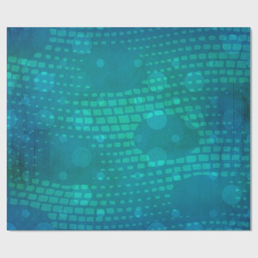 Aquatica 3D Whimsey Babydusche Matching Geschenkpapier (Flach)