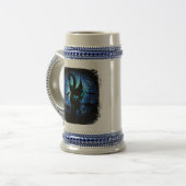 Aquaticat - surreale Katze im Tiefsee Bierglas (Vorderseite Links)