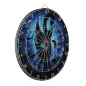 Aquaticat - surreale Katze im Tiefsee Dartscheibe (Vorderseite Links)