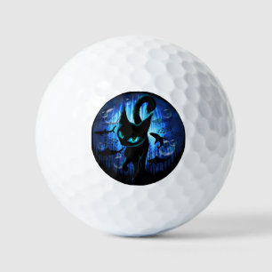 Aquaticat - surreale Katze im Tiefsee Golfball
