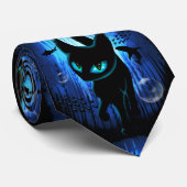 Aquaticat - surreale Katze im Tiefsee Krawatte (Gerollt)
