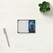 Aquaticat - surreale Katze im Tiefsee Post-it Klebezettel (Büro)