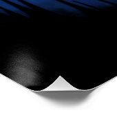 Aquaticat - surreale Katze im Tiefsee Poster (Ecke)