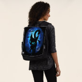 Aquaticat - surreale Katze im Tiefsee Rucksack (Ausgewaschen)