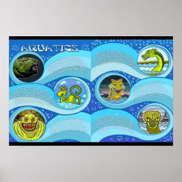 Aquatics Poster Eerie Lake Erie Offiziell Merke