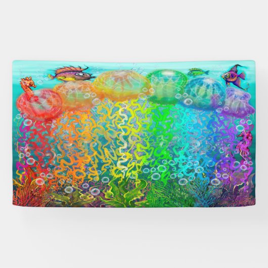 Aquatische Fantasie Banner (Horizontal)