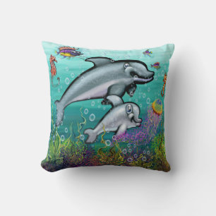 Aquatische Fantasie Kissen