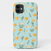 Aquatische Fische Case-Mate iPhone Hülle (Rückseite)