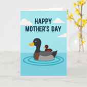 Aquatische Mütter Liebesszene Karte (Gelbe Blume)