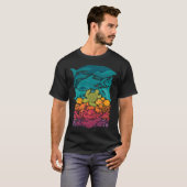 Aquatisches Spektrum : Hellblau T-Shirt (Vorne ganz)
