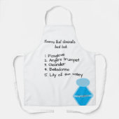 Aquatofana-Blume Schürze (Vorderseite)