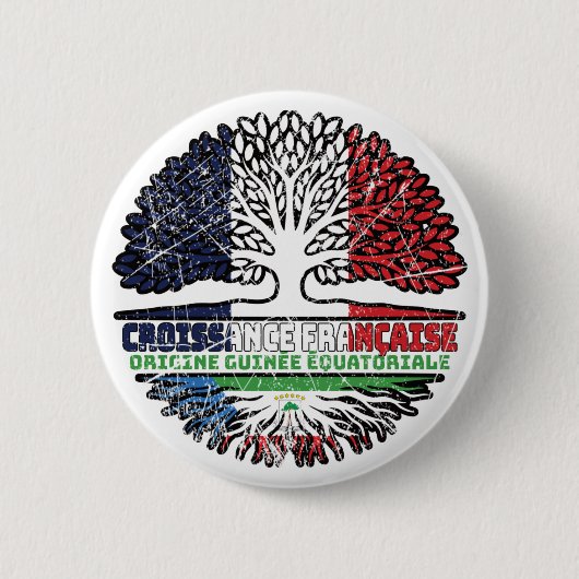 Äquatoriale Guinea Äquatorialguinea Frankreich Button (Vorderseite)